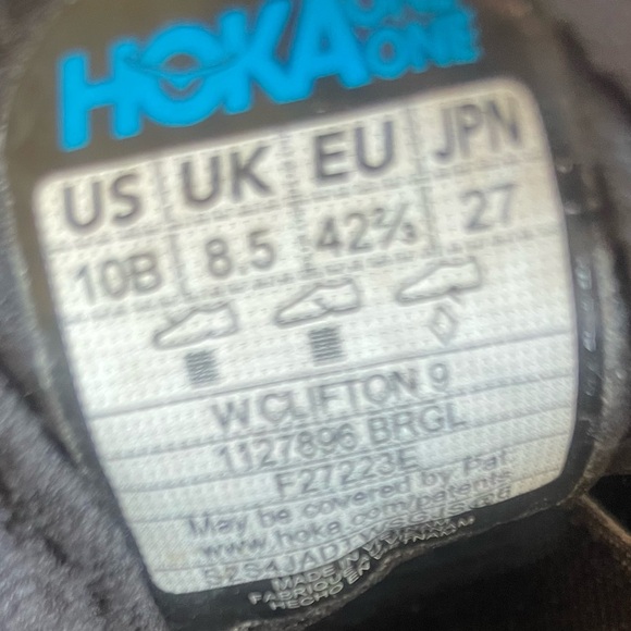 HOKA women’s running shoes size 10B - Picture 10 of 10